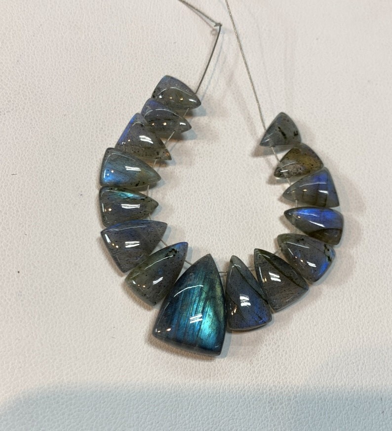 AAAA Labradorite Gemstone, Briolettes Blue Fire Shape Size 6.50×10-12.50×18.50MM