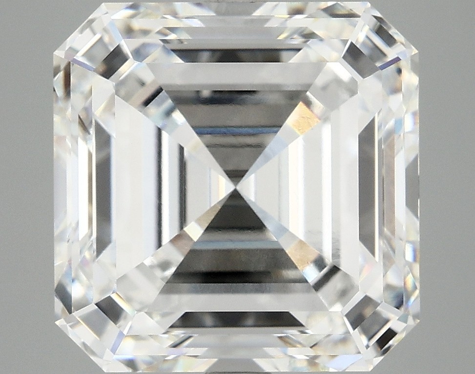 Lab Grown 8.12 Cts ASSCHER Cut IGI Certified CVD Diamond F Color VVS2 Clarity