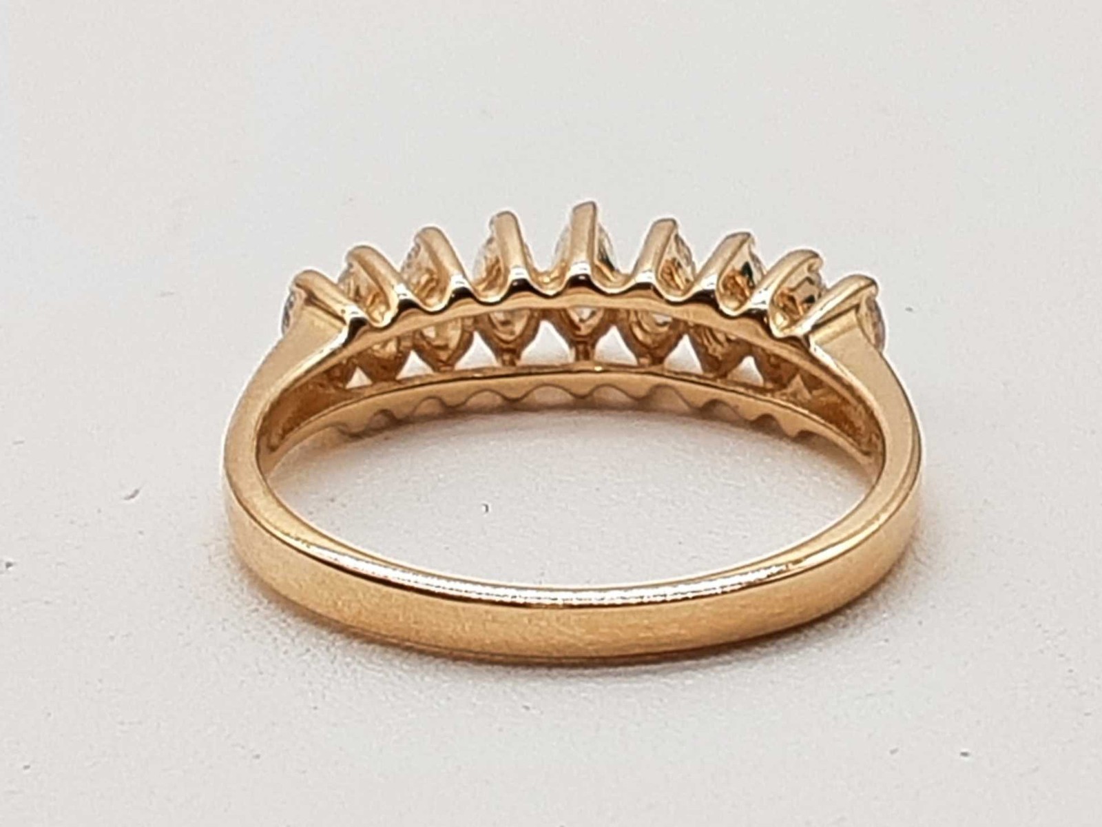 0.27 Cttw Natural Diamonds 14k Yellow Gold 2.7g Ring Size 6.5 Do0326lrxde