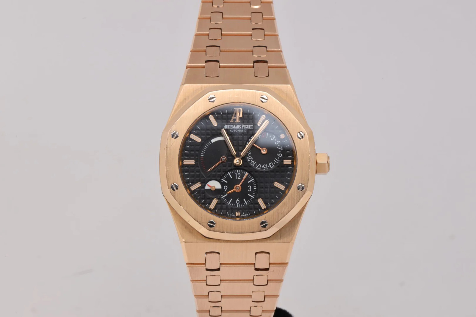 Audemars Piguet Royal Oak Dual Time 26120OR 18k Rose Gold 39mm Watch