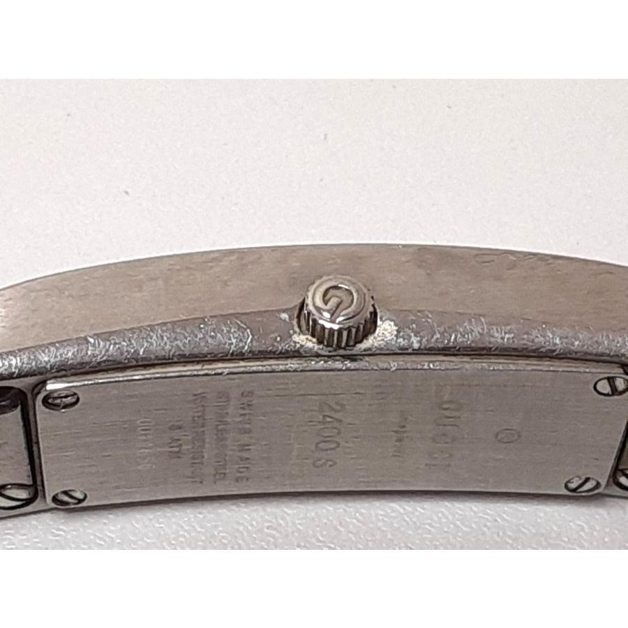 Vintage GUCCI 2400S Silver Dial Bangle Bracelet Quartz Women’s Watch Working JP