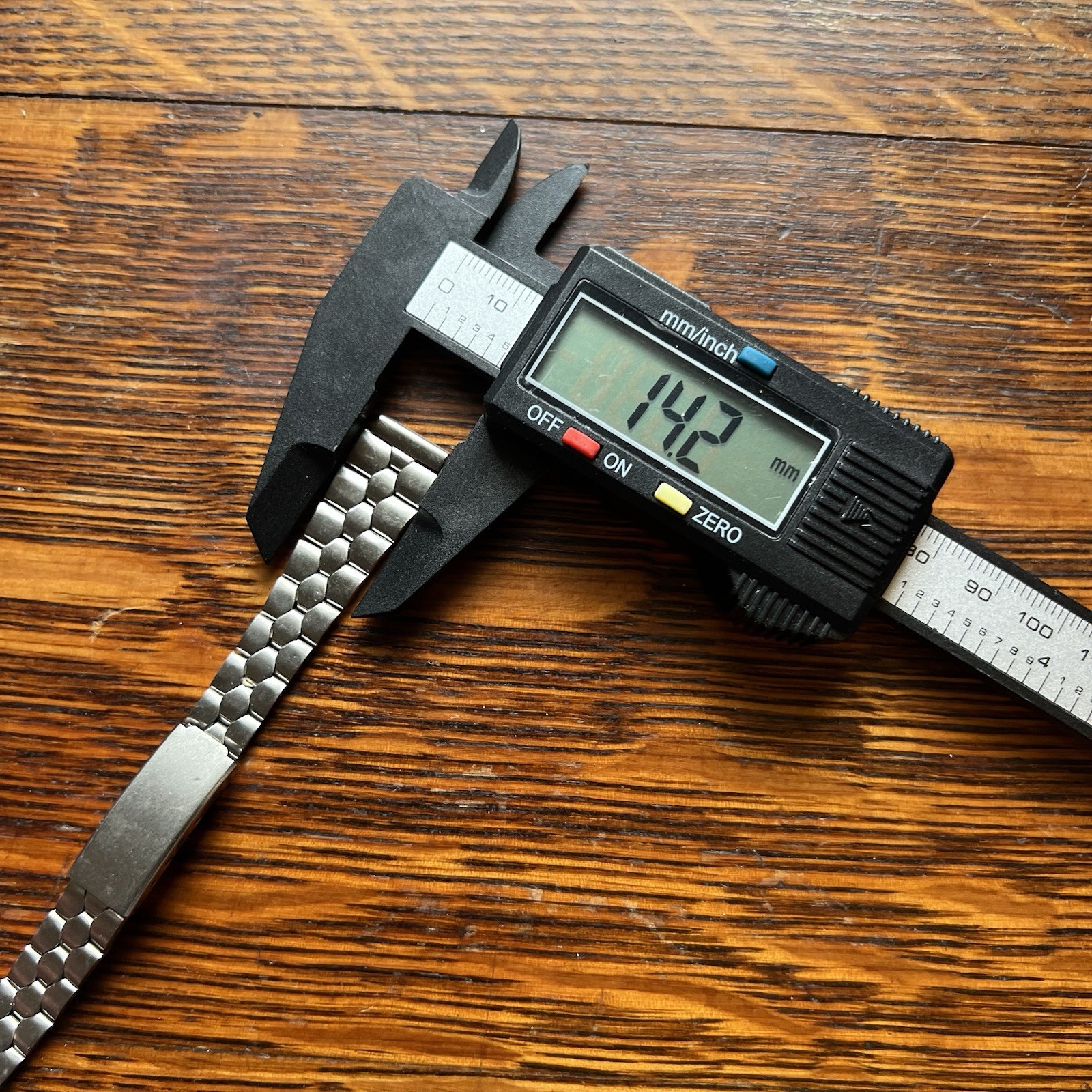 Vintage Stainless Steel Watch Band SS 1970’s 1980’s Tapered