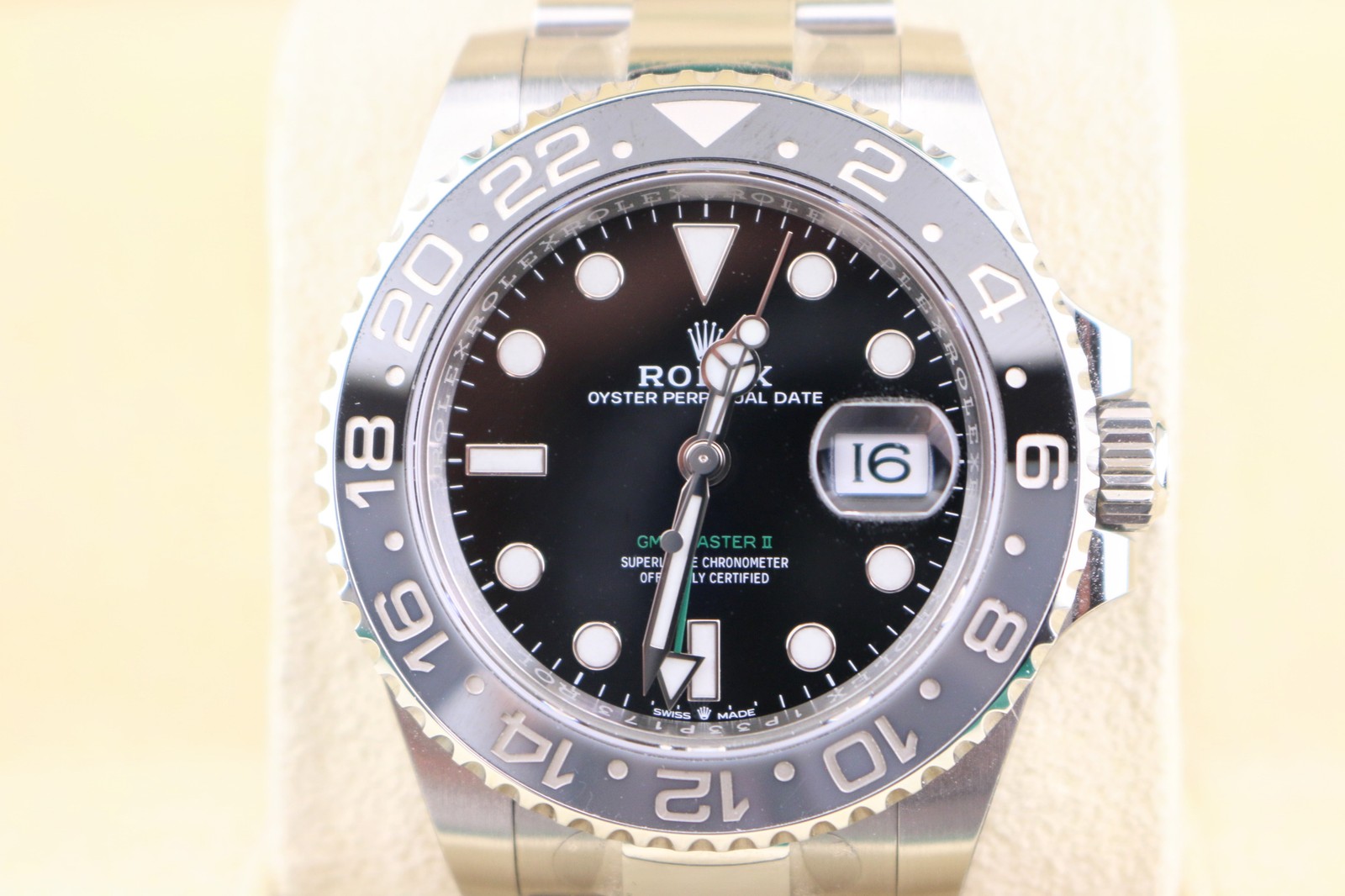 Unworn 2024 Rolex GMT-Master II 126710GRNR Bruce Wayne Stickered No Papers 40mm