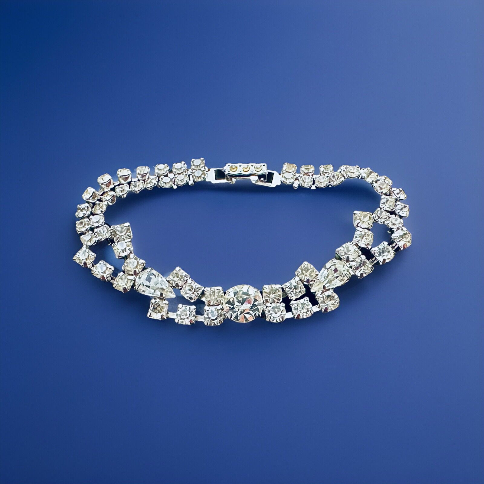 50’-60’S KRAMER OF NEW YORK Statement Necklace, Bracelet, Earrings Set Marked