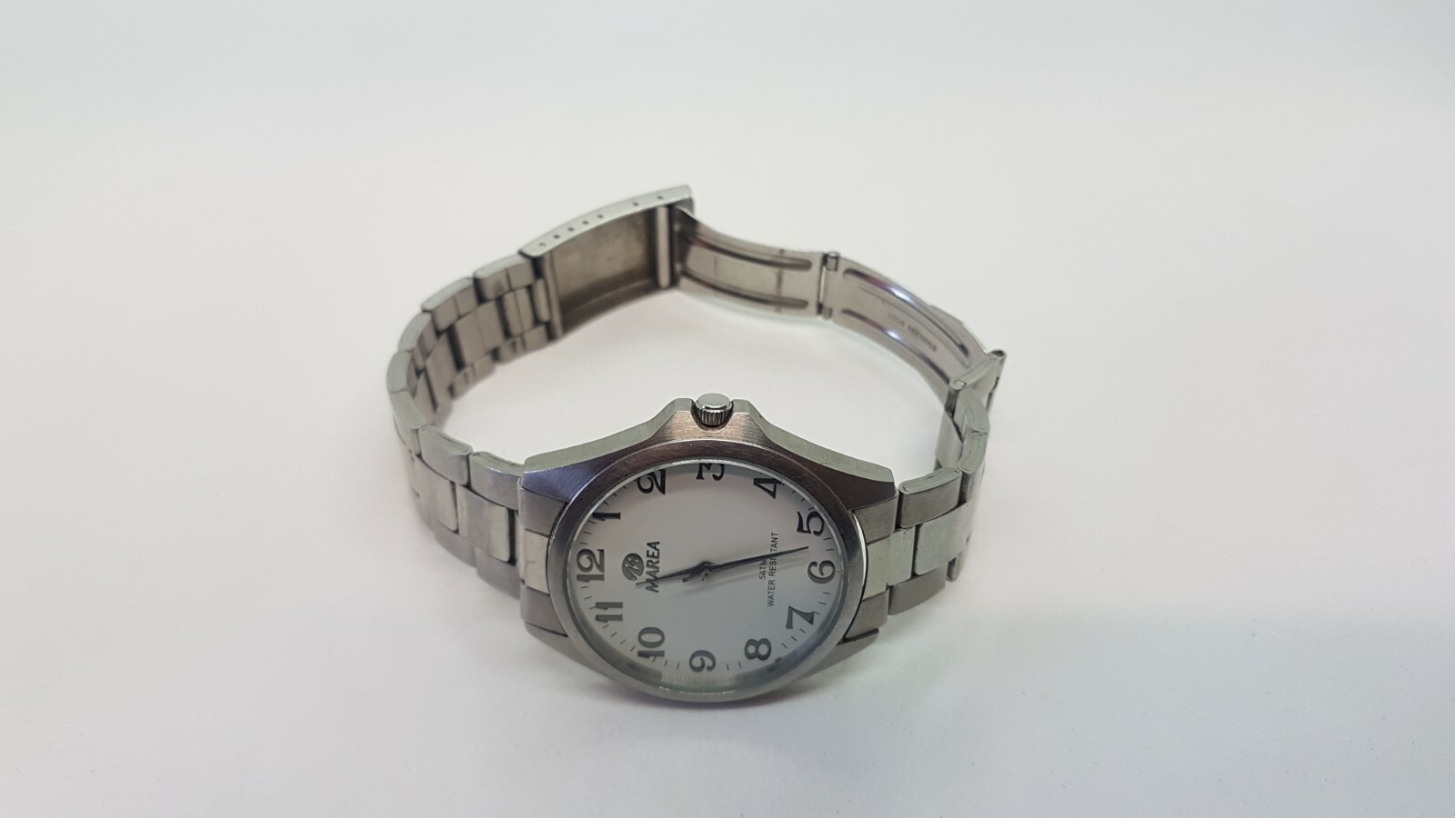 Marea Silver Quartz watch for men and women | military womens and mens watch
