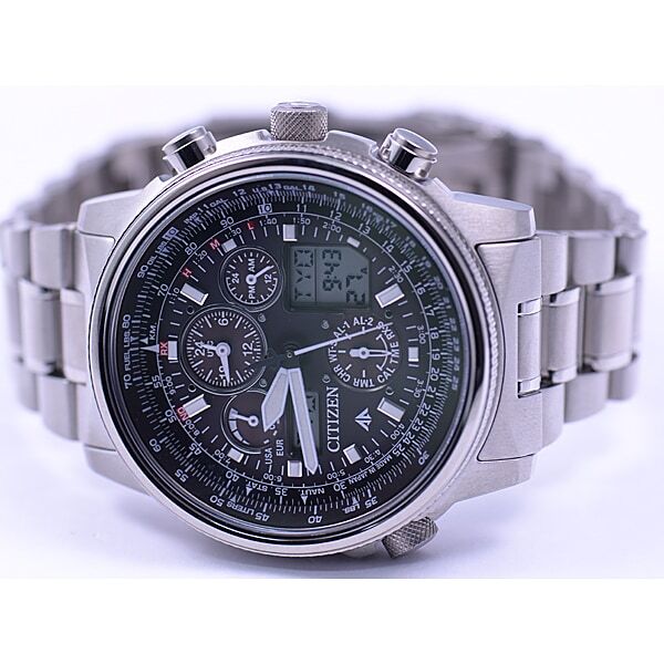 CITIZEN PROMASTER SKY PMV65-2271 Sky Series Men’s Watch Black Silver Analog