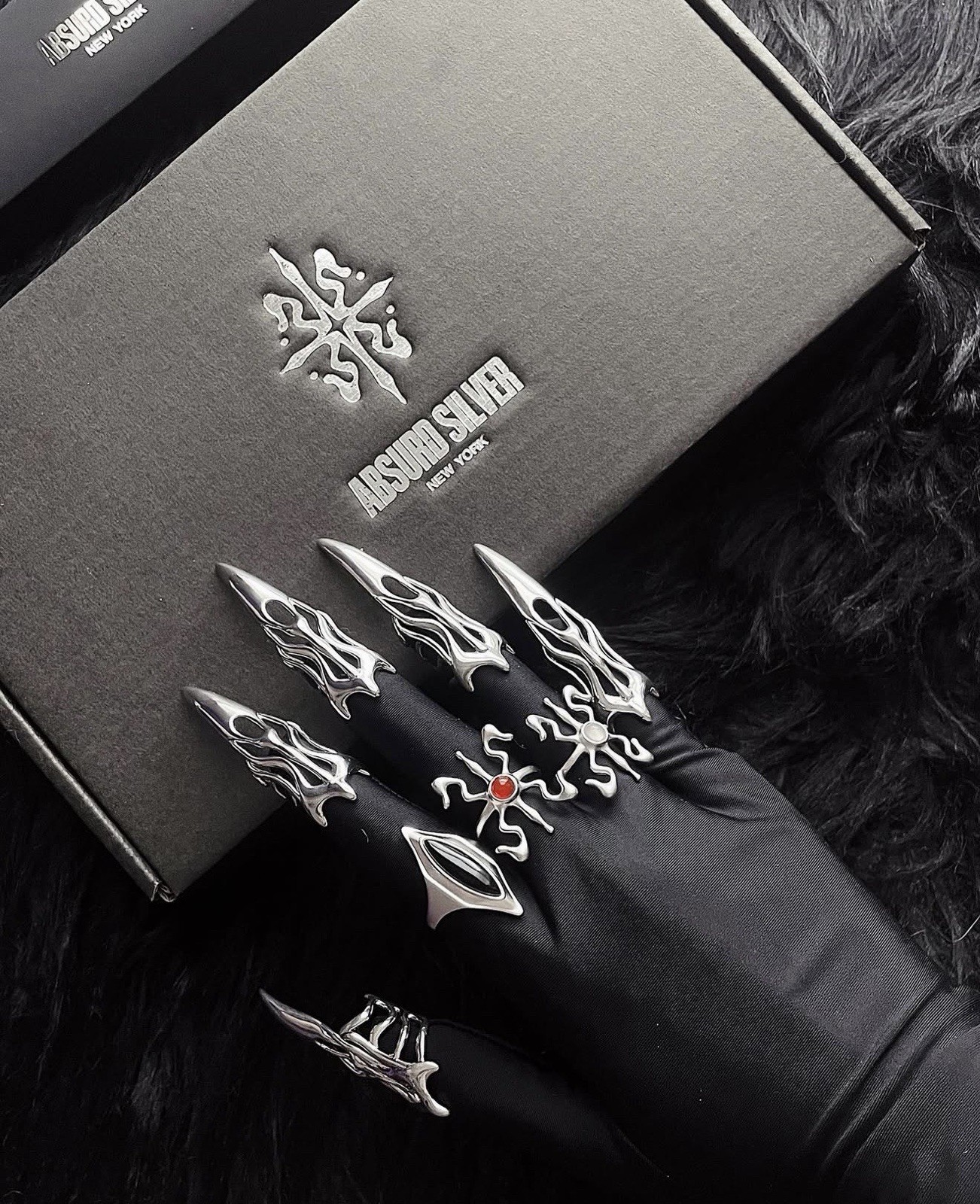 ABSURD SILVER New York — Original Sterling Silver Jewelry Set (NEW)