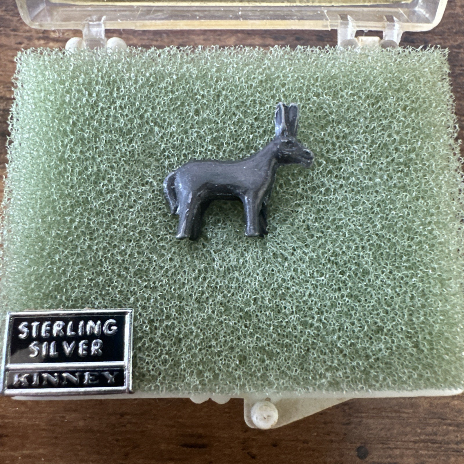 kinney sterling silver donkey charm Prov. R.I. 02903 1/2 Inch