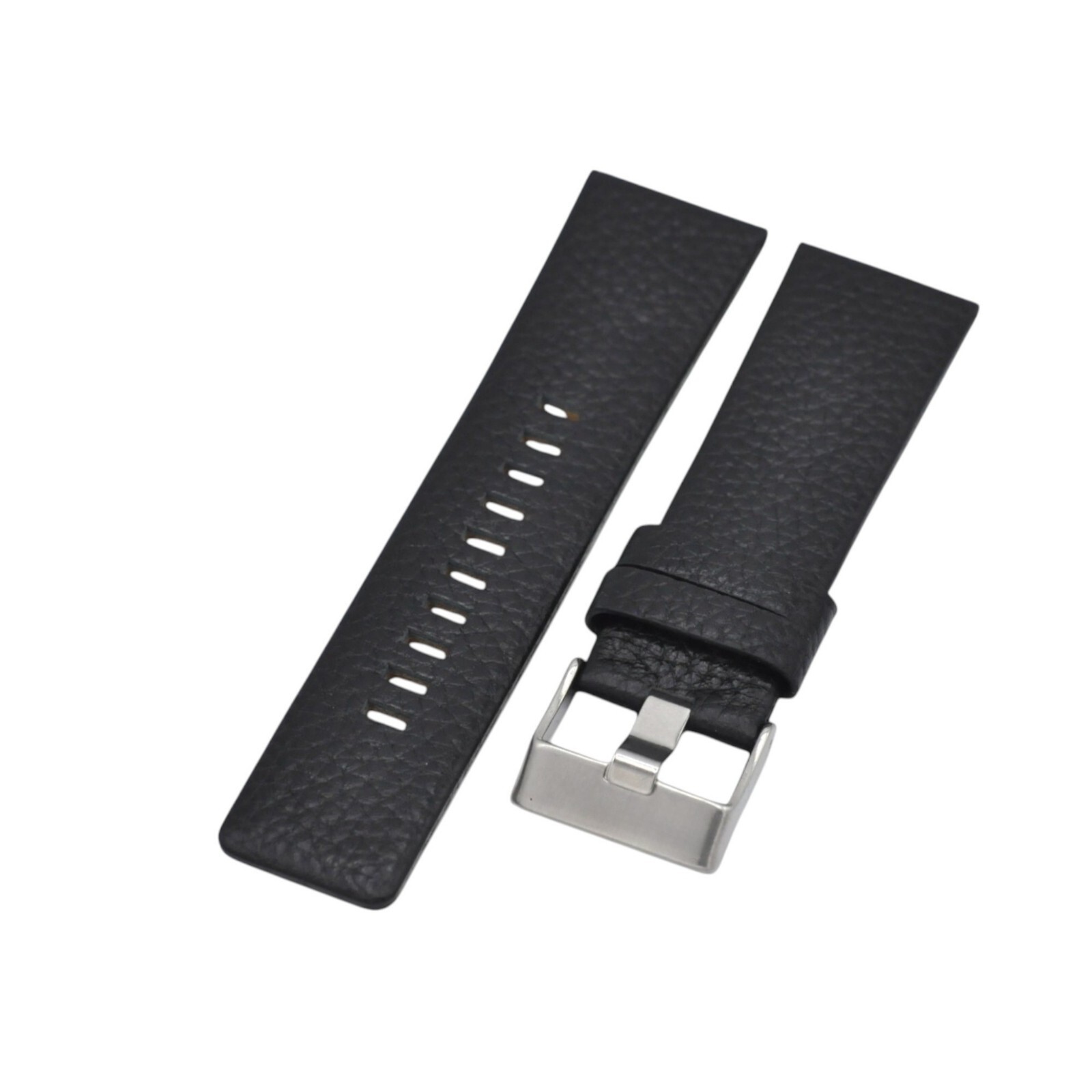 DZ1545 26mm Black Leather Watch Strap For Diesel