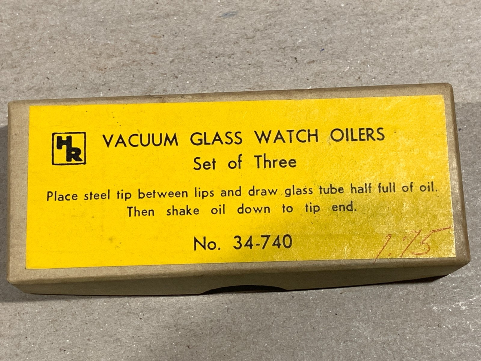 Vintage Glass HR Fountain Oilers Watch Watchmaker Repair Tools 125 (2) 127