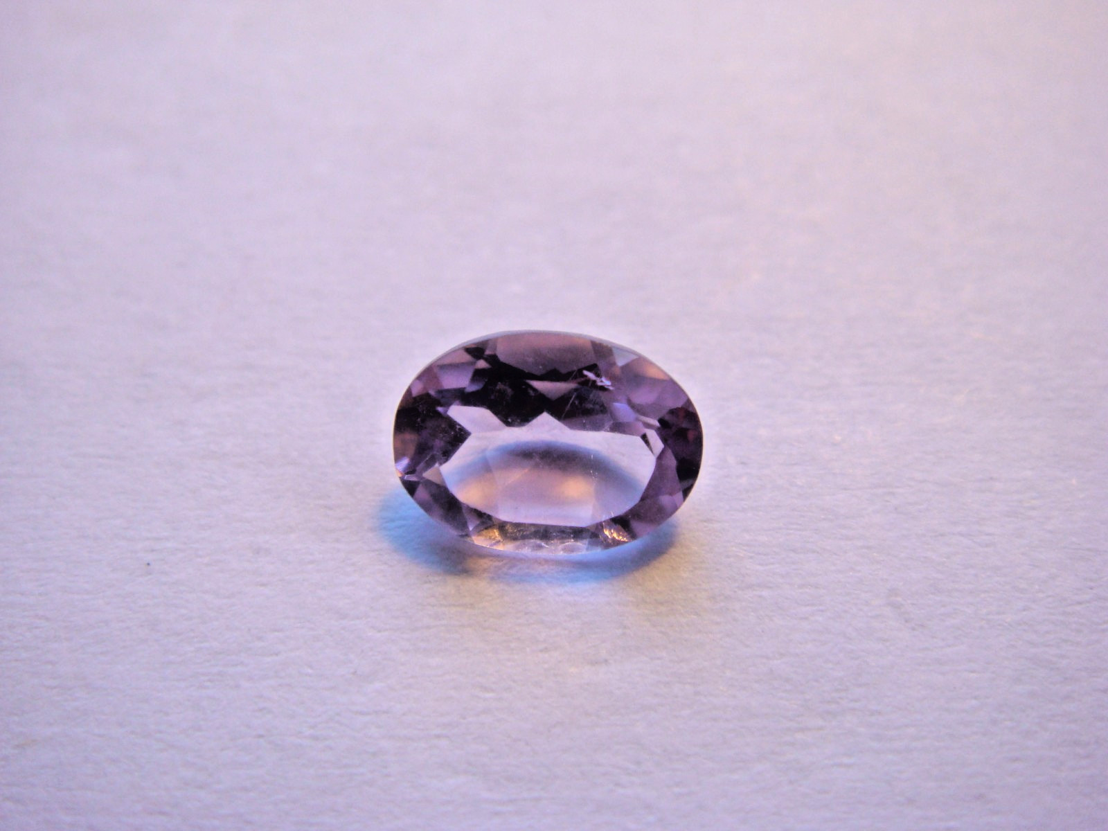 Amethyst Gemstone Oval Cut 7.5 mm x 5.5 mm 1 Carat Natural Faceted Gem