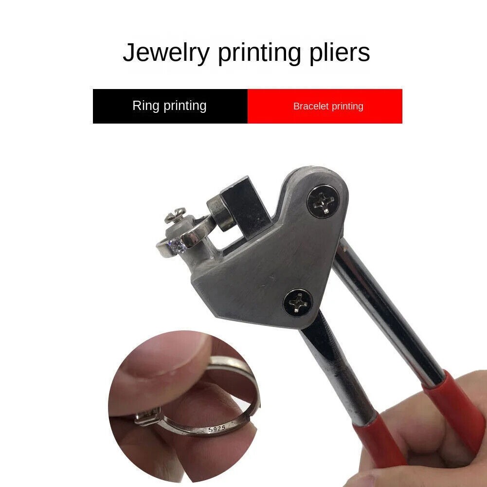 Stamp Jewelry Press Calipers Marking Manual Tool Stamping Force Letters Plier