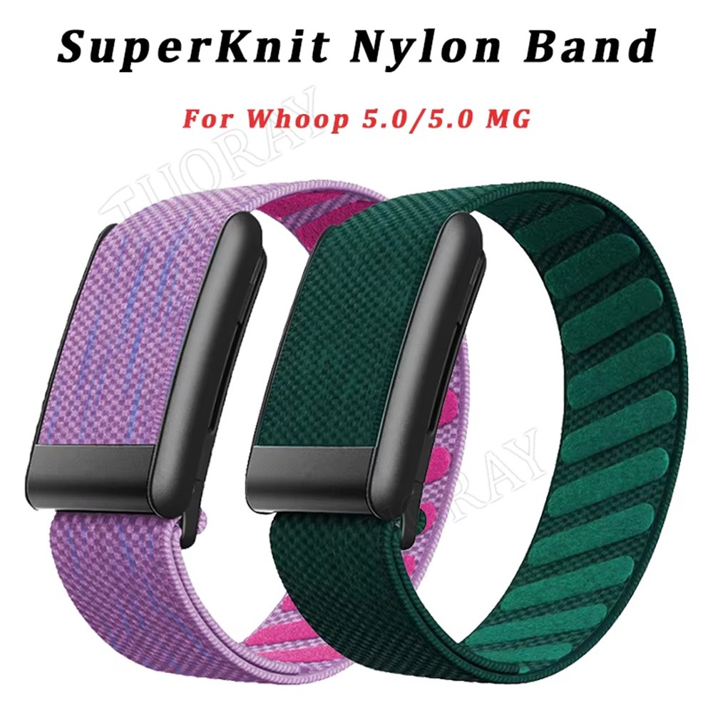 Nylon Sport Band for Whoop 5.0/5.0MG/4.0 Adjustable Replacement Wristbands Strap