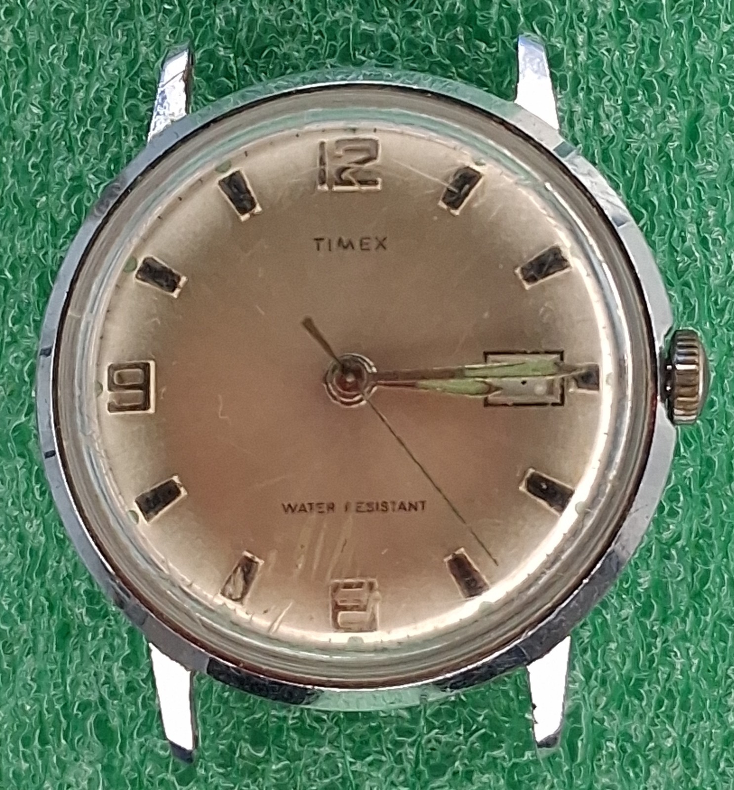 Lot W17 Mens 1970 Timex Marlin Manuel Wind Up Movement Vintage Watch Parts