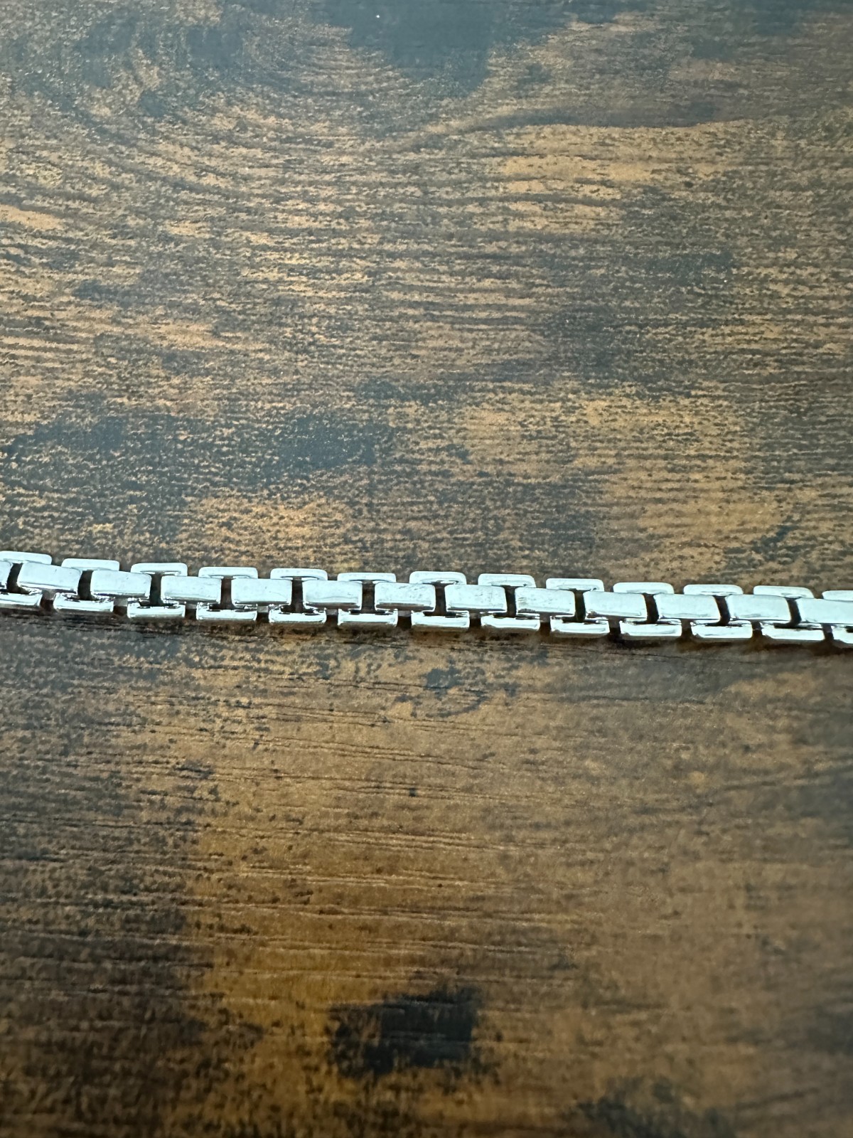 The Diamond Store London Diamond Rectangular Link Tennis Bracelet 925 Silver