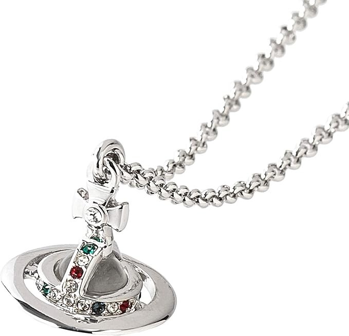 Vivienne Westwood 63020098 W004 Necklace Petite Orb Pendant Women Men Silver