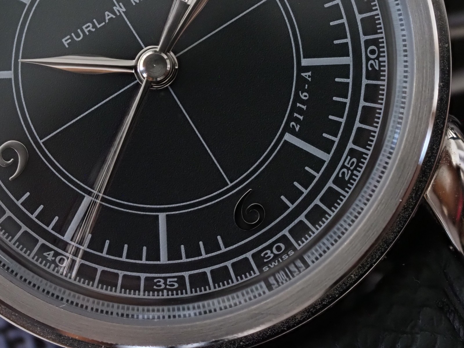 Furlan Marri Black Sector 37.5mm 20202 Black Dial Box Papers 2022