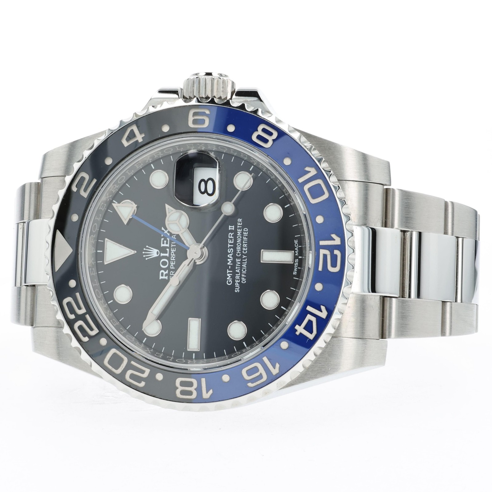 Rolex GMT-Master II Blue/Black Bezel “Batman” Stainless Steel Oyster 116710BLNR