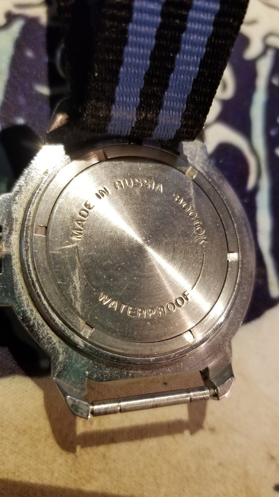 VOSTOK KOMANDIRSKIE 2414 816289 RUSSIAN Mechanical Military Watch VGC NATO Strap
