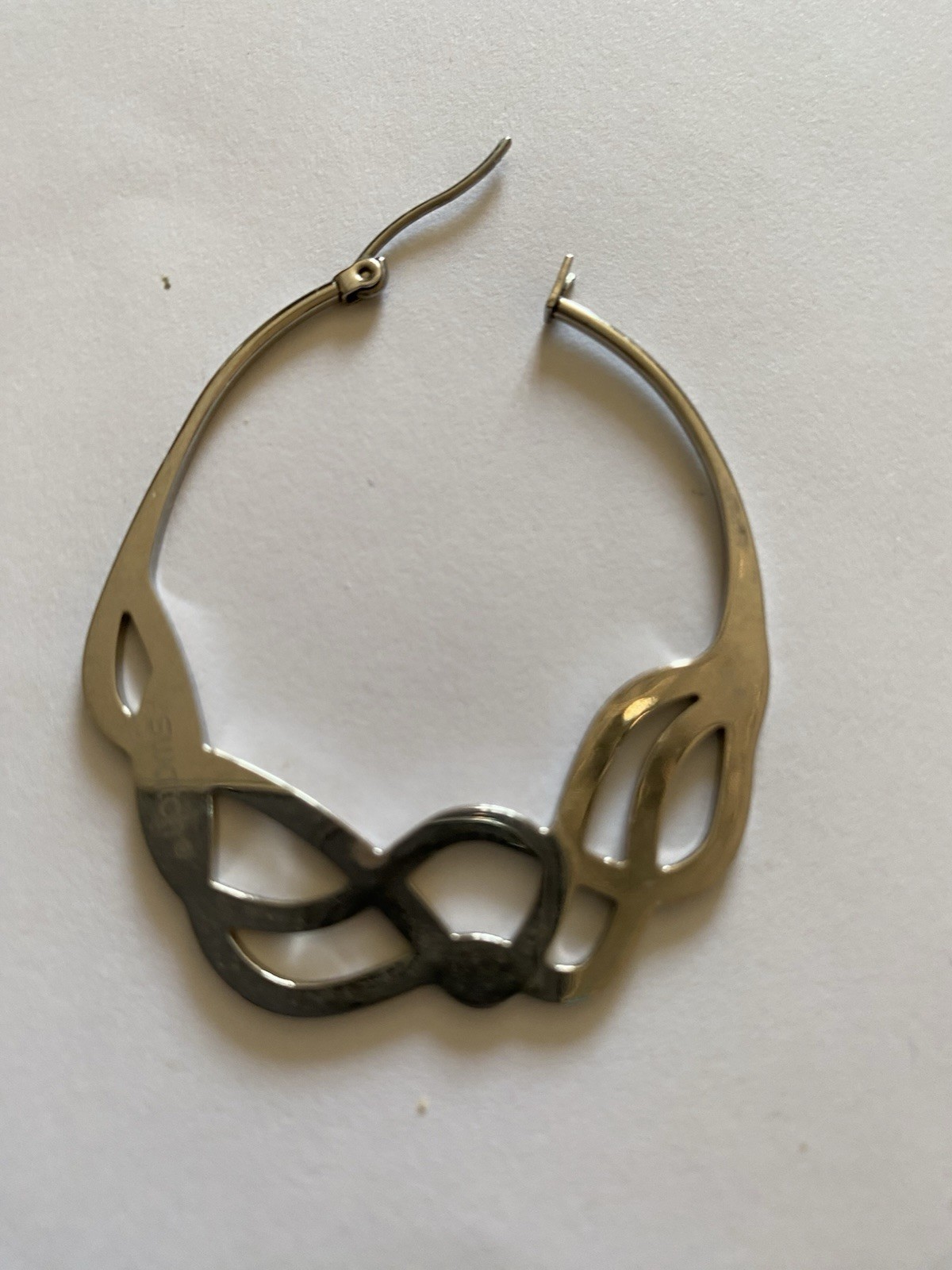 Swatch Bijoux Melted Beauty hoop Earrings Silver Colour