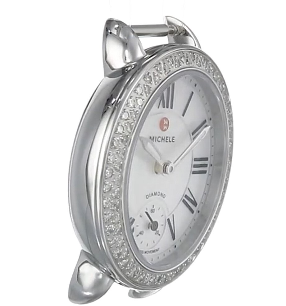 NEW Michele Serein Petite 28mm Diamond Watch Swiss Quartz MW21E01A1025 $1715.0