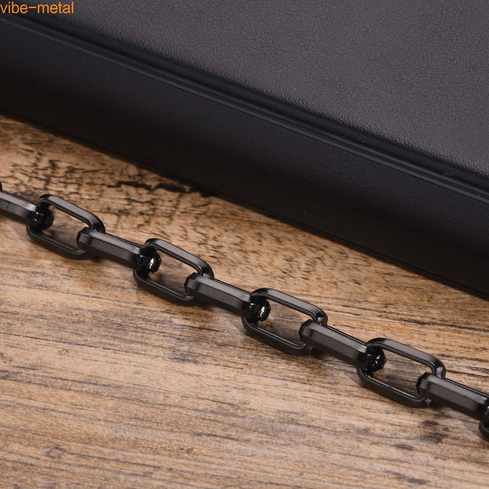 9.2mm Wide Stainless steel Chunky Paperclip Chain Bracelets Men Chain Wristband