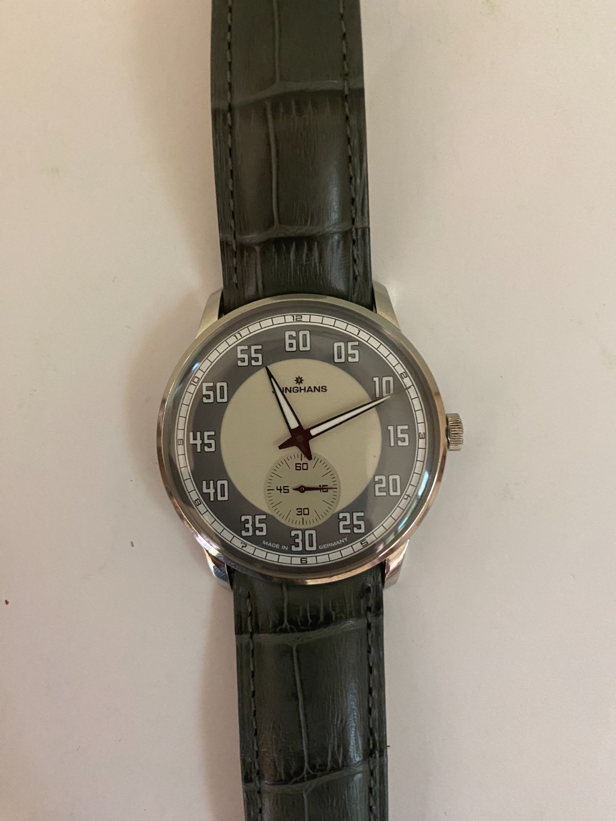 Junghans Meister Driver Handaufzug 027/3608.00 Hand-Wind Steel 37.7mm Germany