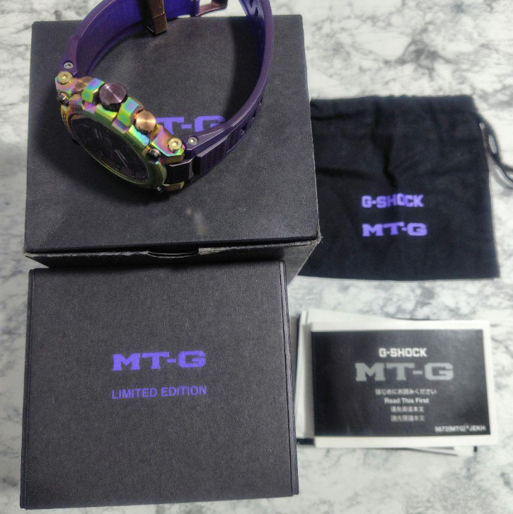 CASIO G-SHOCK MT-G MTG-B3000PRB-1AJR Aurora Oval rainbowIP Bluetooth Atomic