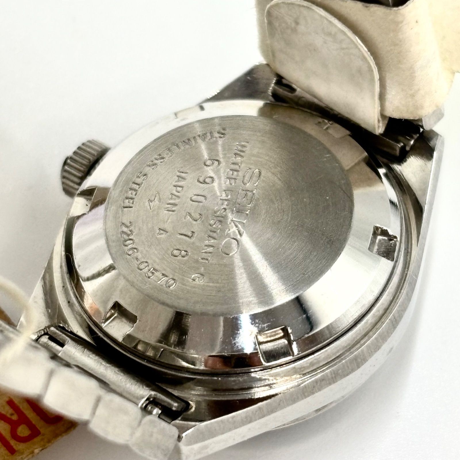 Working Dead SEIKO Joyful Wristwatch Automatic AT Day Date Green Gradient Dial C