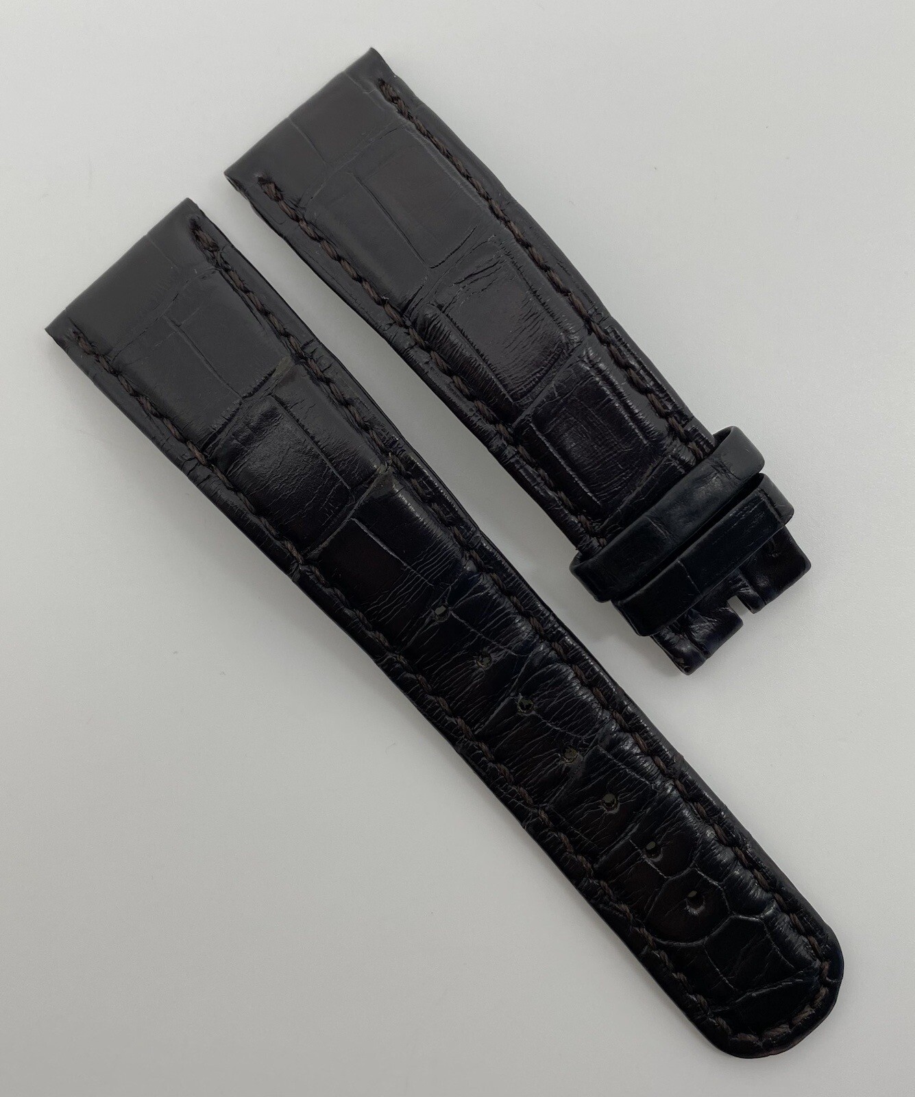 Authentic A. Lange Sohne 21mm x 18mm Dark Brown Alligator Watch Strap Band OEM