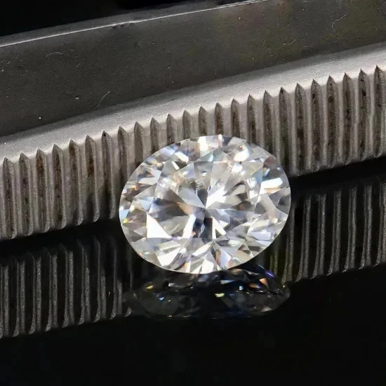 3.70 CT Natural White Diamond 8×12 mm 1 Pcs Oval Cut VVS1 D Grade Certified.