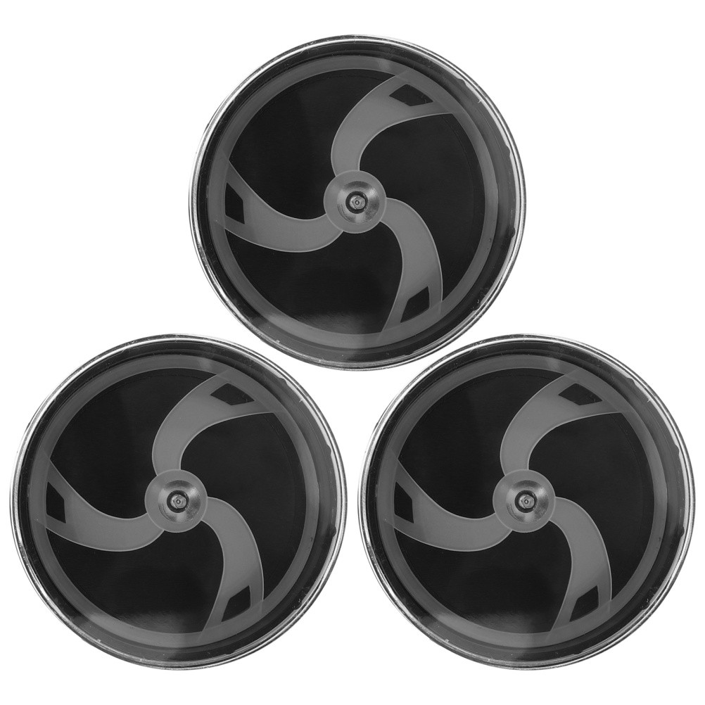 3Pcs Watch Accessories Storage Boxes Black Plastic Shock Absorption Dust Covers