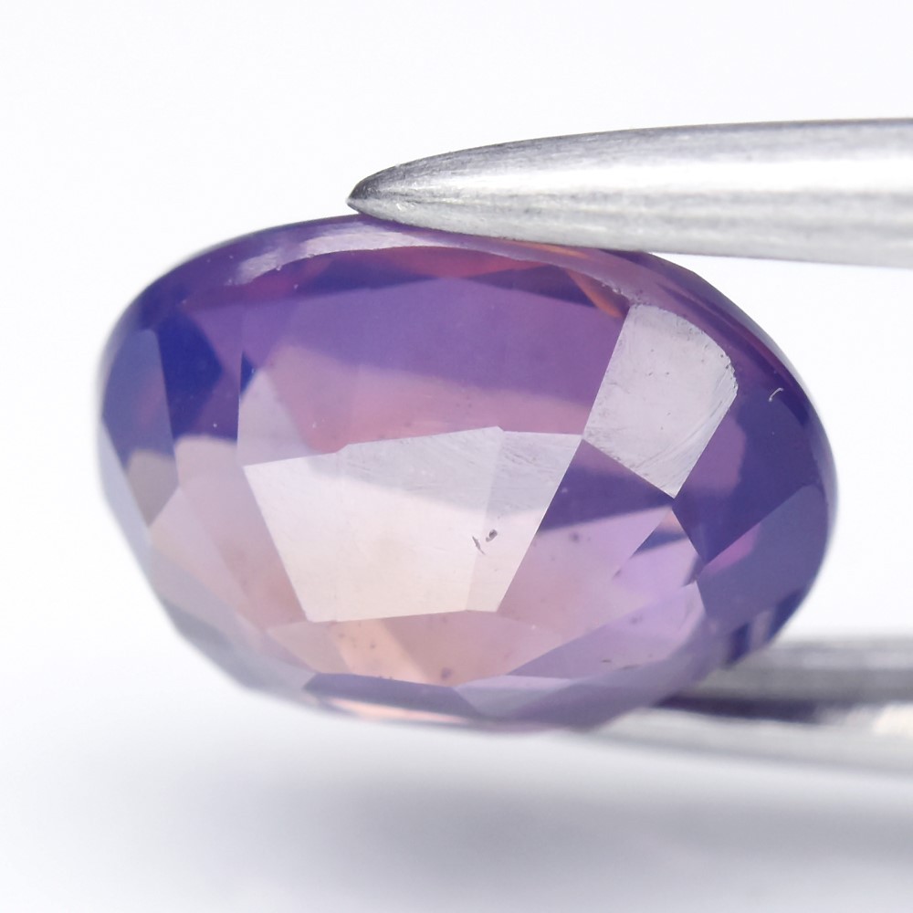 💎 1.20ct 6.7×5.5mm Oval Natural Purple Sapphire – Unheated, Mozambique Gemstone