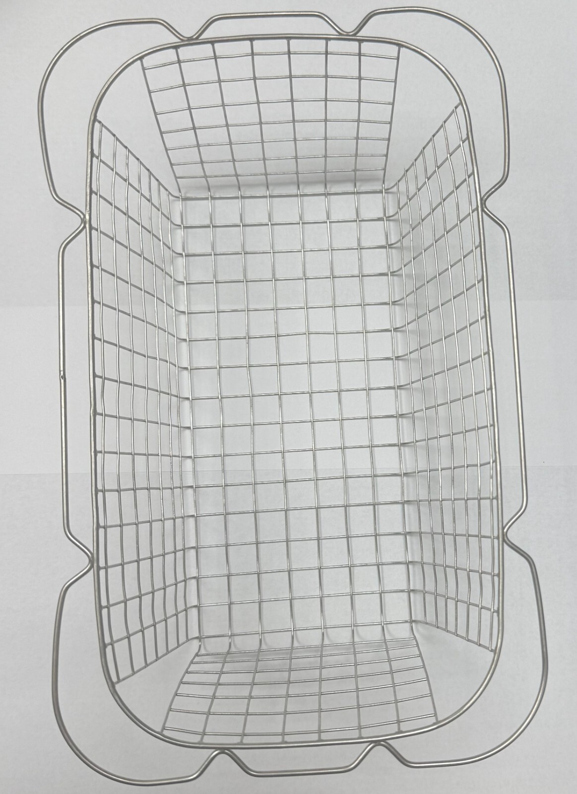 ULTRASONIC JEWELRY CLEANING BASKET STAINLESS STEEL 7 3/4″ x 3 3/4″ x 3 1/2″