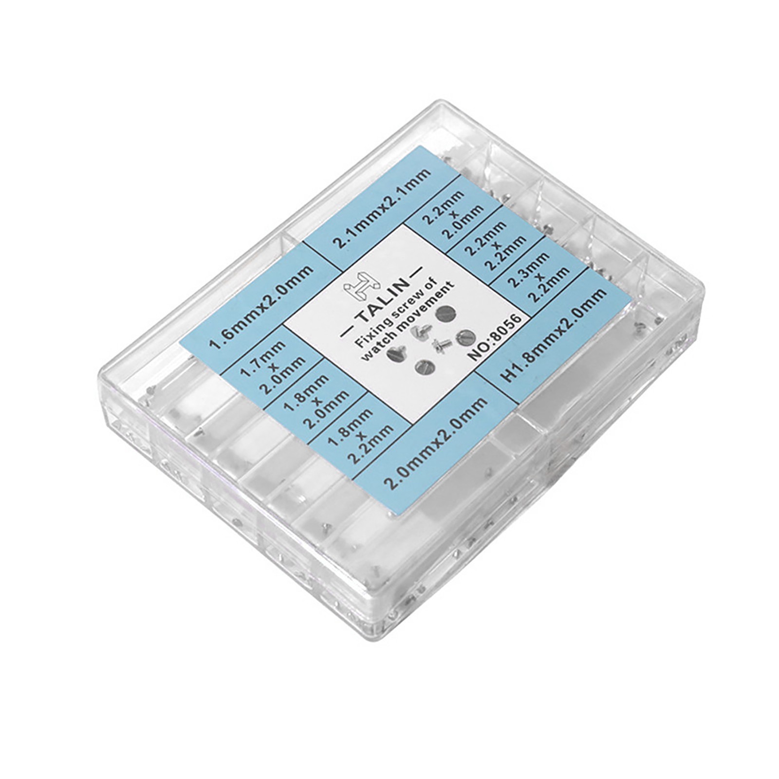 10-Size Watch Movement Fixing Screw Assortment for NH35 ETA 2836 2824-2 8200