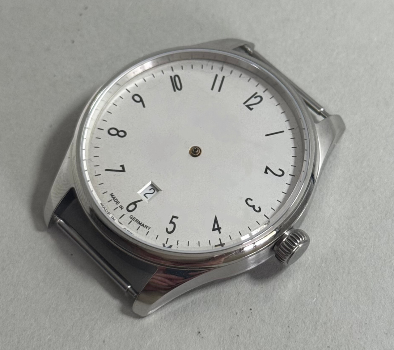 ST.STEEL CASE ETA 2824-2 / SW 200 AUTOMATIC NAVY PILOT WATCH MADE IN GERMANY NEW