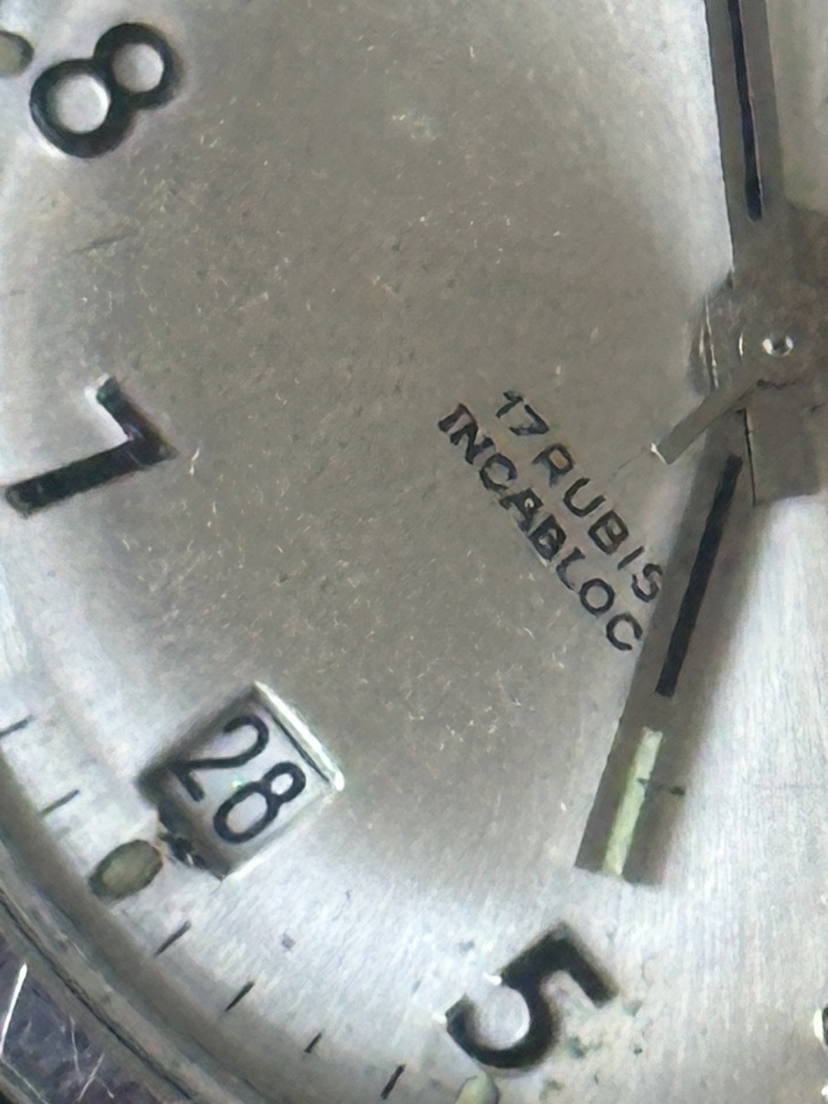 Aurore Luxe mécanique à remontage manuel milieu du XXe siècle Acier inoxydable 3