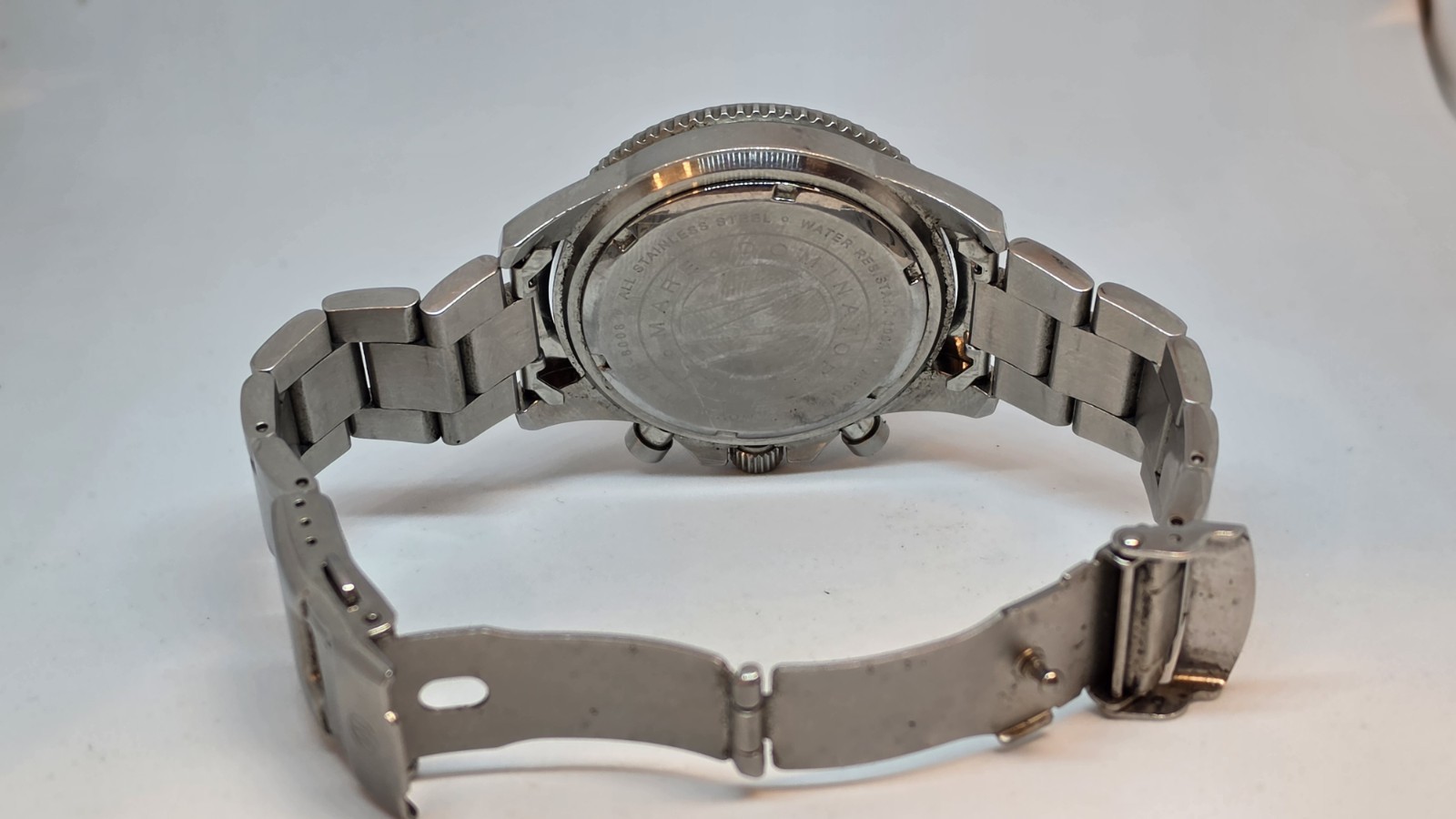 Mare Dominatore Del Mare Mecha Quartz Chronograph 45mm Men’s Watch SS Black Dial