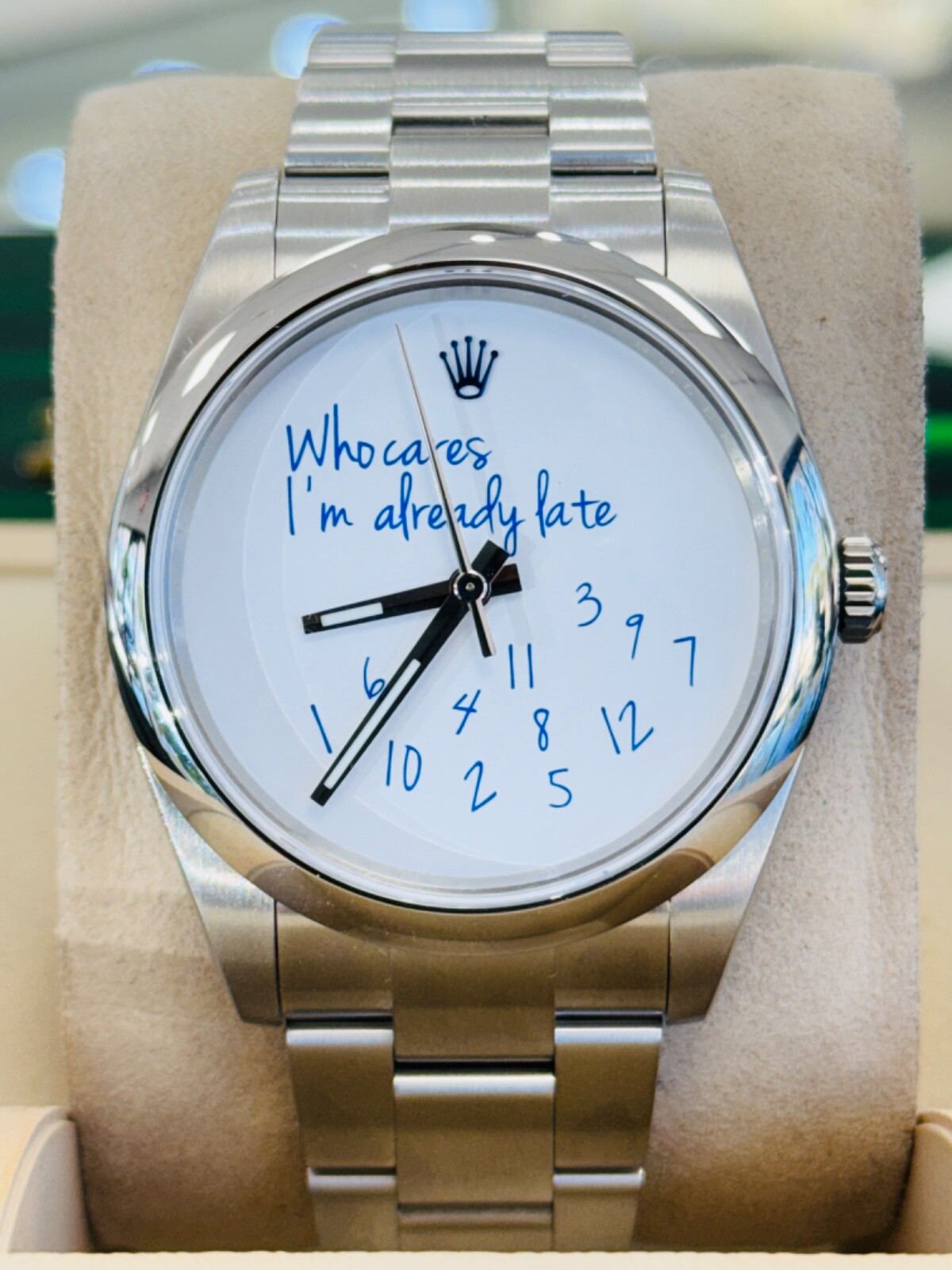 Rolex Oyster Perpetual 124300 Silver Oyster Bracelet with Silver Bezel
