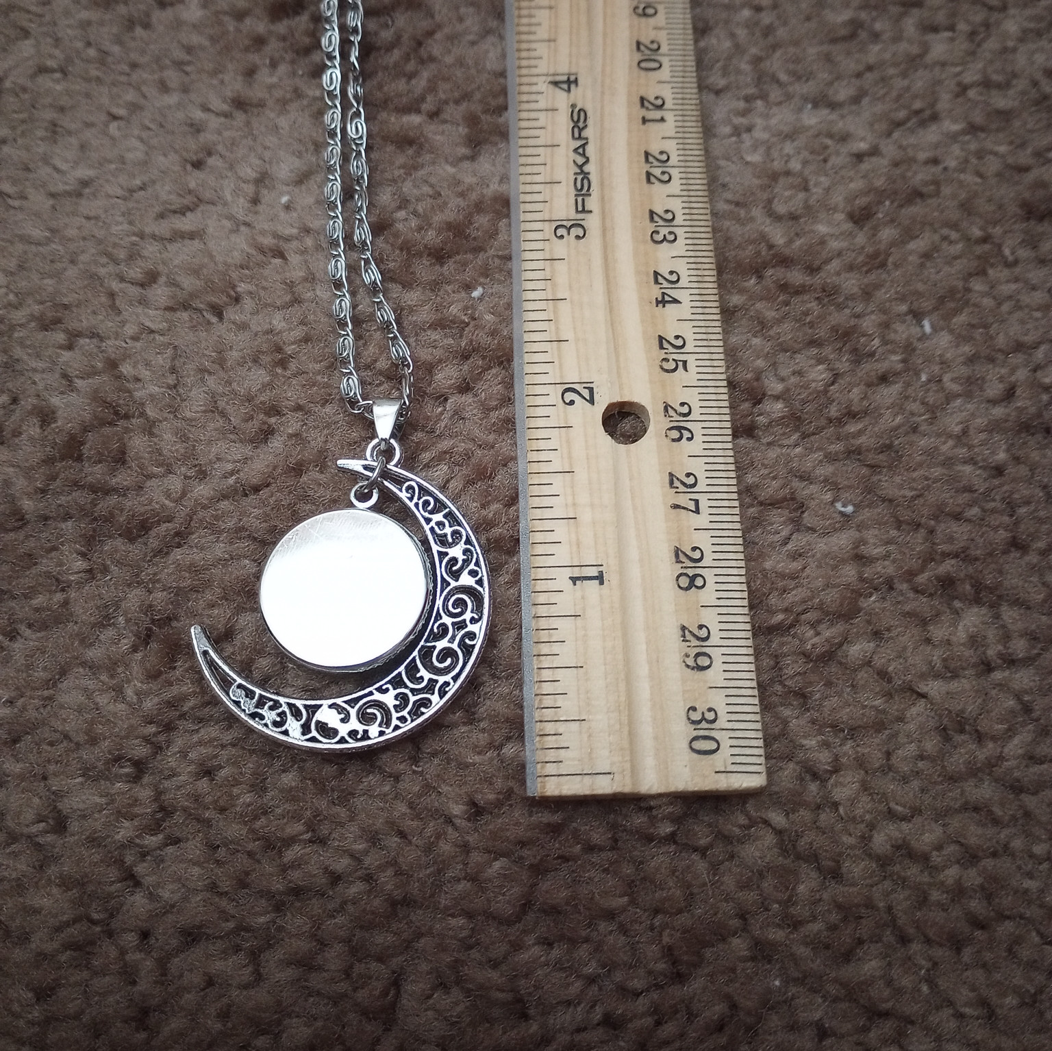 Capricorn Zodiac Necklace With Moon Great Gift Pendant Astrological Horoscope
