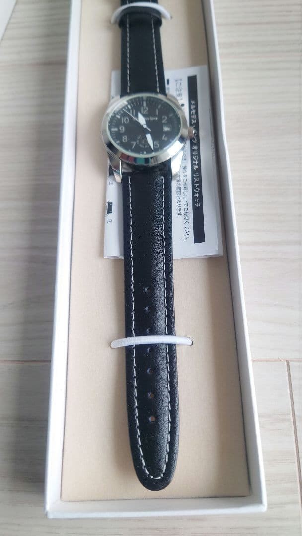 MERCEDES Benz Original Wrist Watch Black Novelty New unused Japan Rare