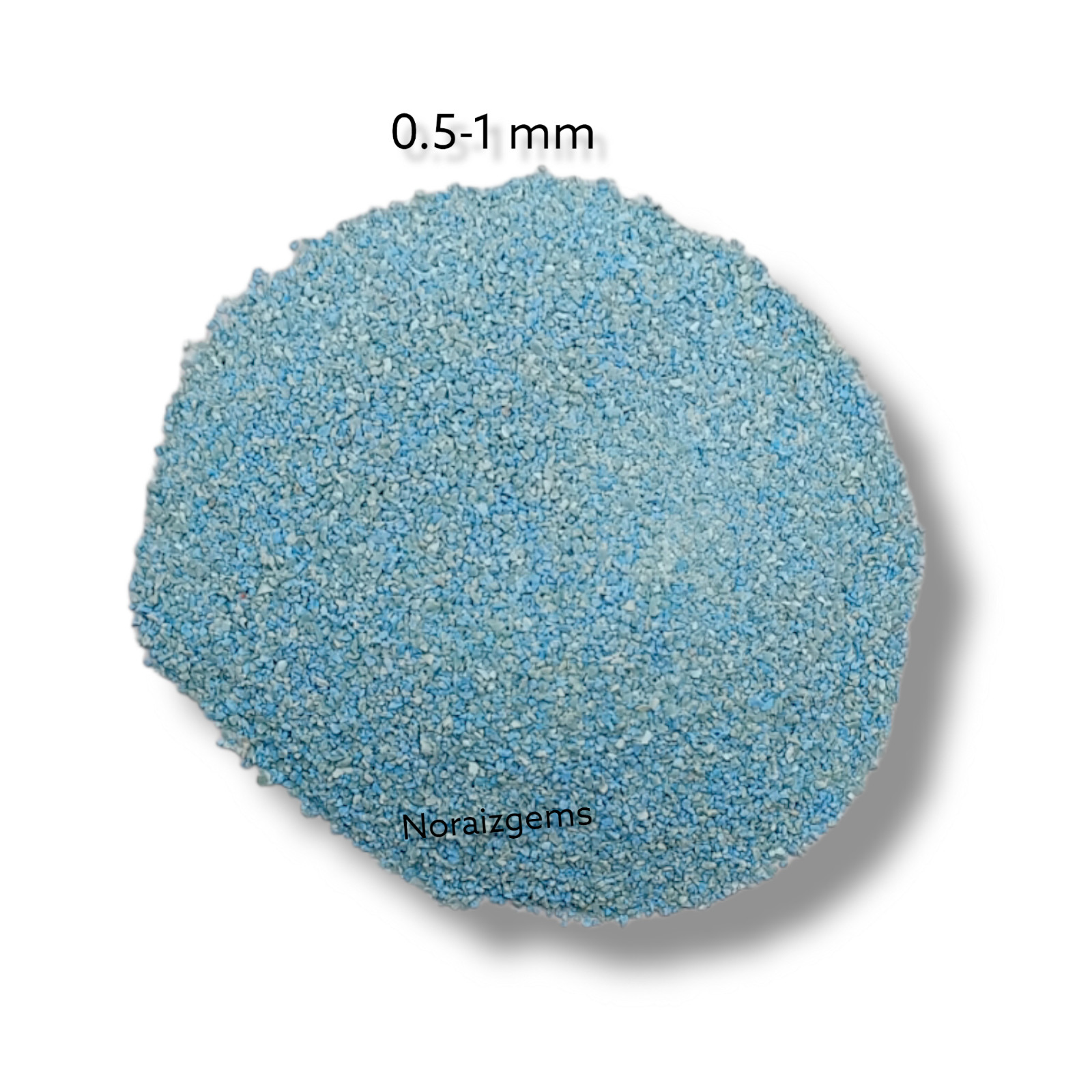 Crushed Turquoise Gemstone Coarse 0.5-1 MM Stone Powder, Healing Stone Powder