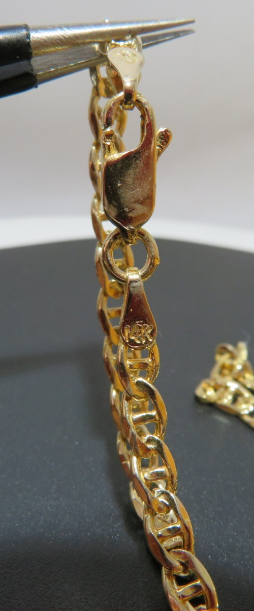 14K YG GUCCI LINK CHAIN 20″ LONG 3.54 MM WIDE 11.10 grams (AI-3012)