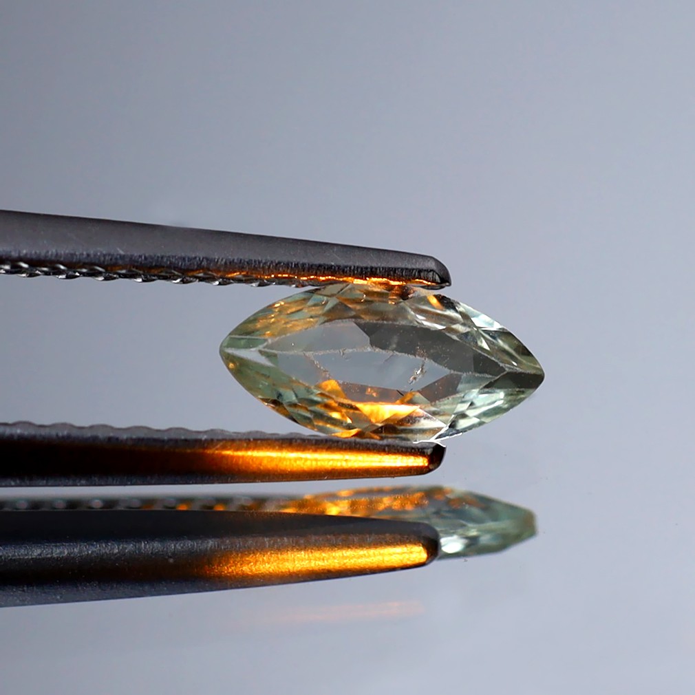 0.36 ct Tremendous Marquise Cut (7 x 4 mm) Green Un-Heated Alexandrite Gemstone