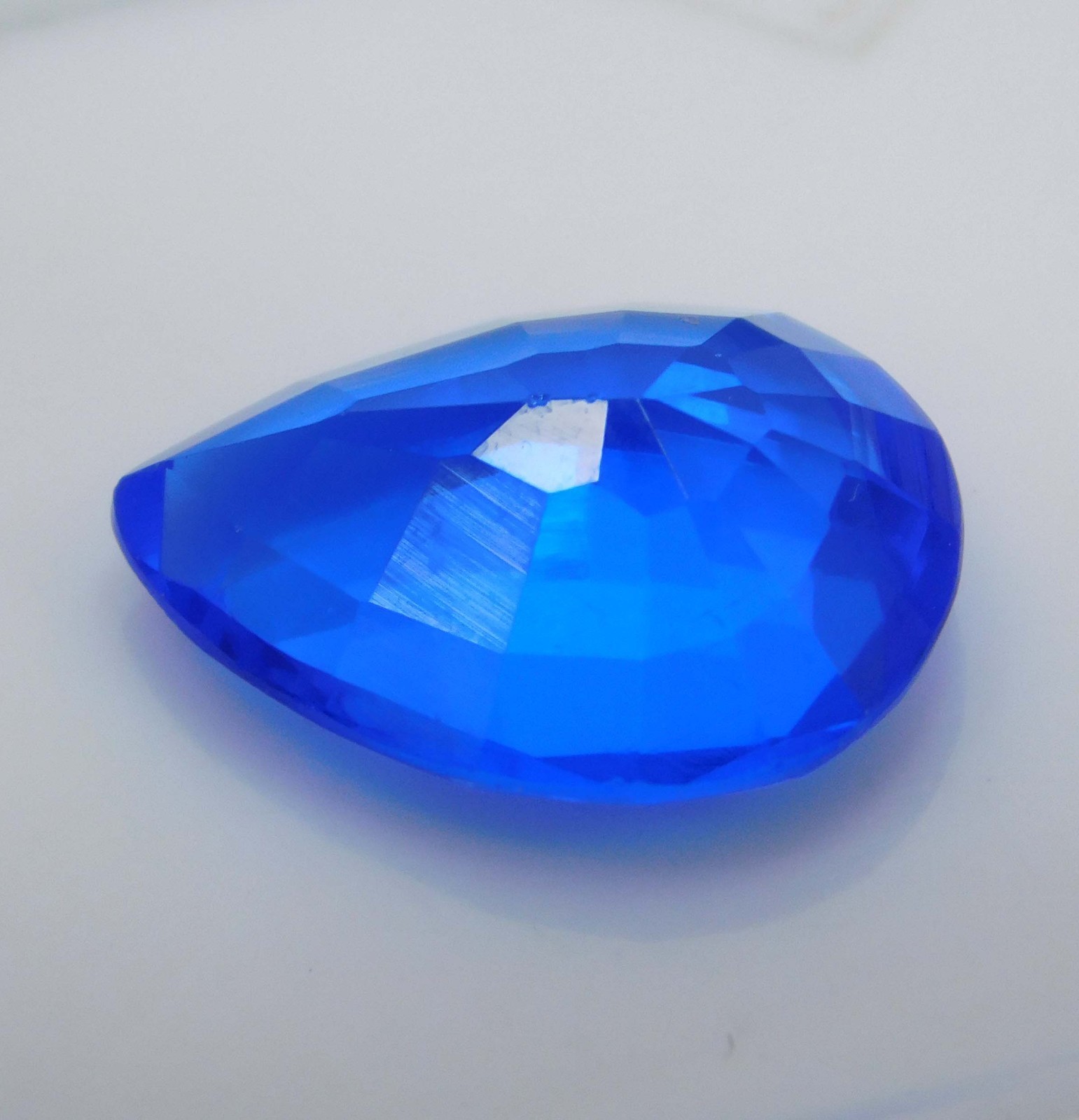 Top Quality Natural 4.55 Ct Cornflower Blue Spinel Ceylon Pear Cut Loose Gems