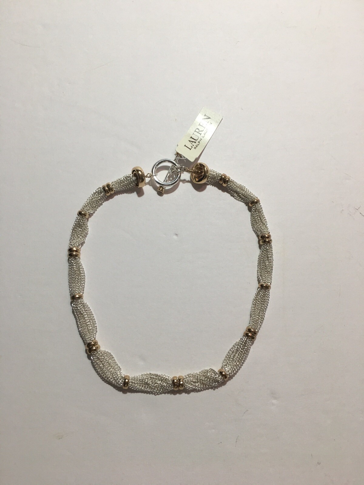 Lauren Ralph Lauren Collar Chain Necklace, Gold/Silver
