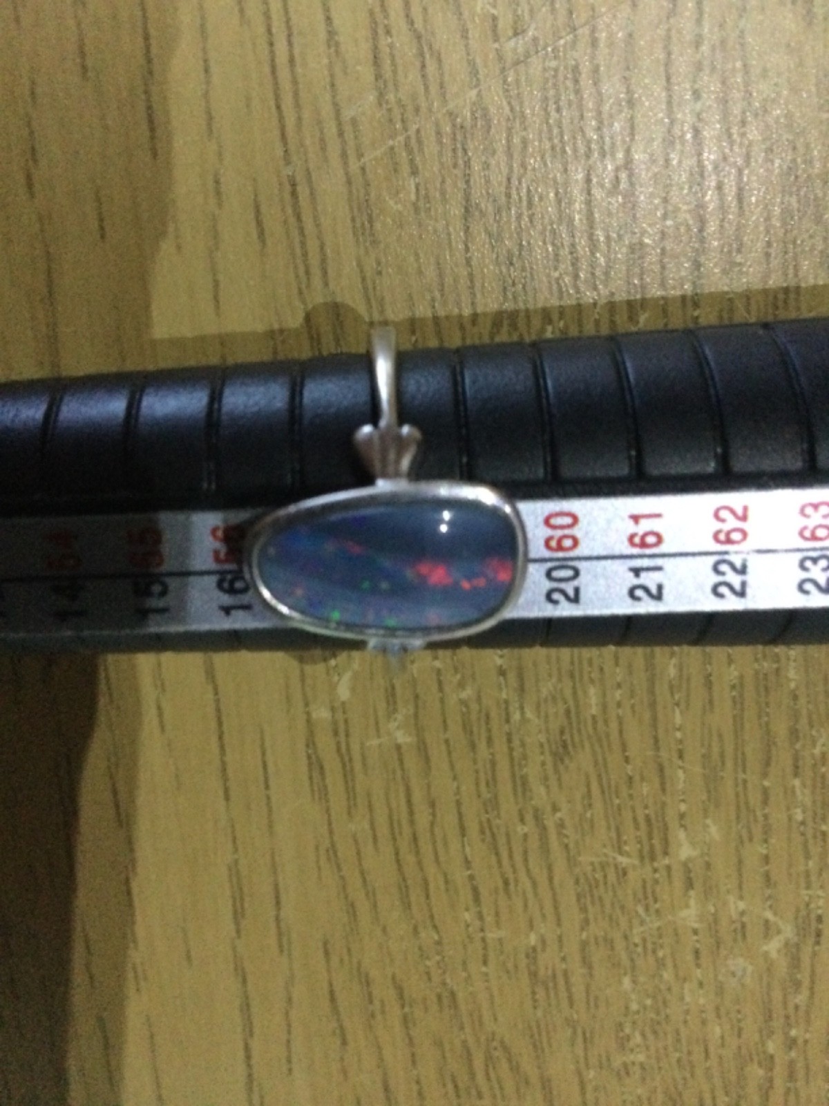 Beautiful Australian Opal Ring In Solid 925 Sterling Silver – Size US 8.25