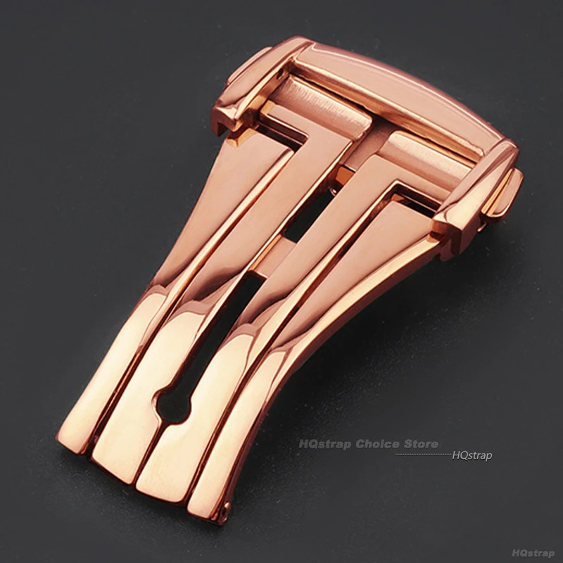 16mm-20mm Watchband Folding Buckle Stainless Steel Deployment Clasp For Omega