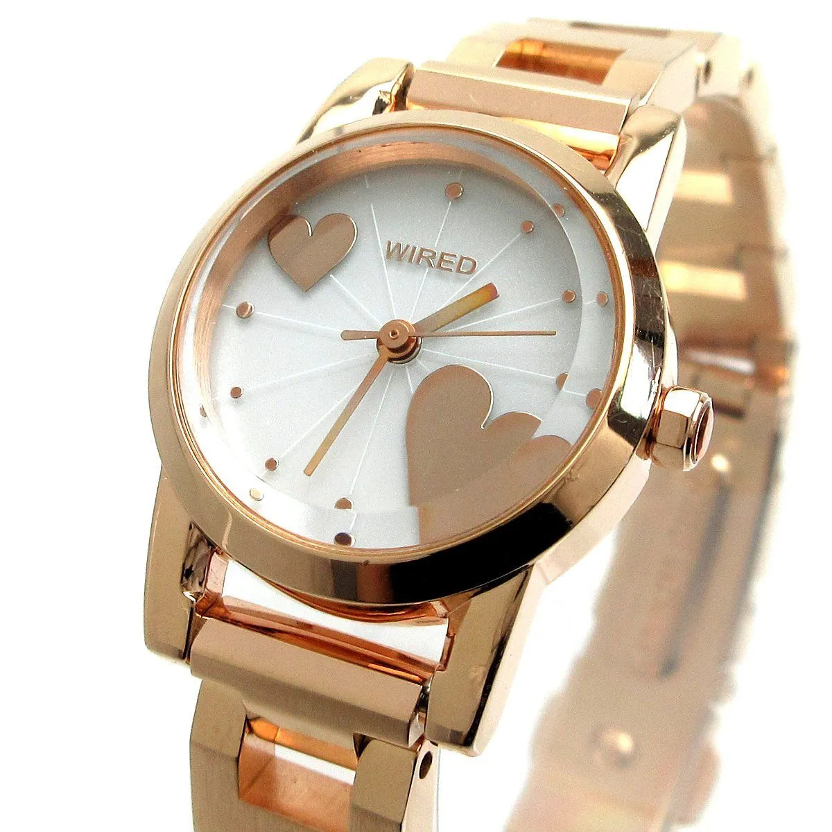 Seiko Wired 1N01-0KK0 Ladies’ Quartz Watch with White Dial, Working Conditio