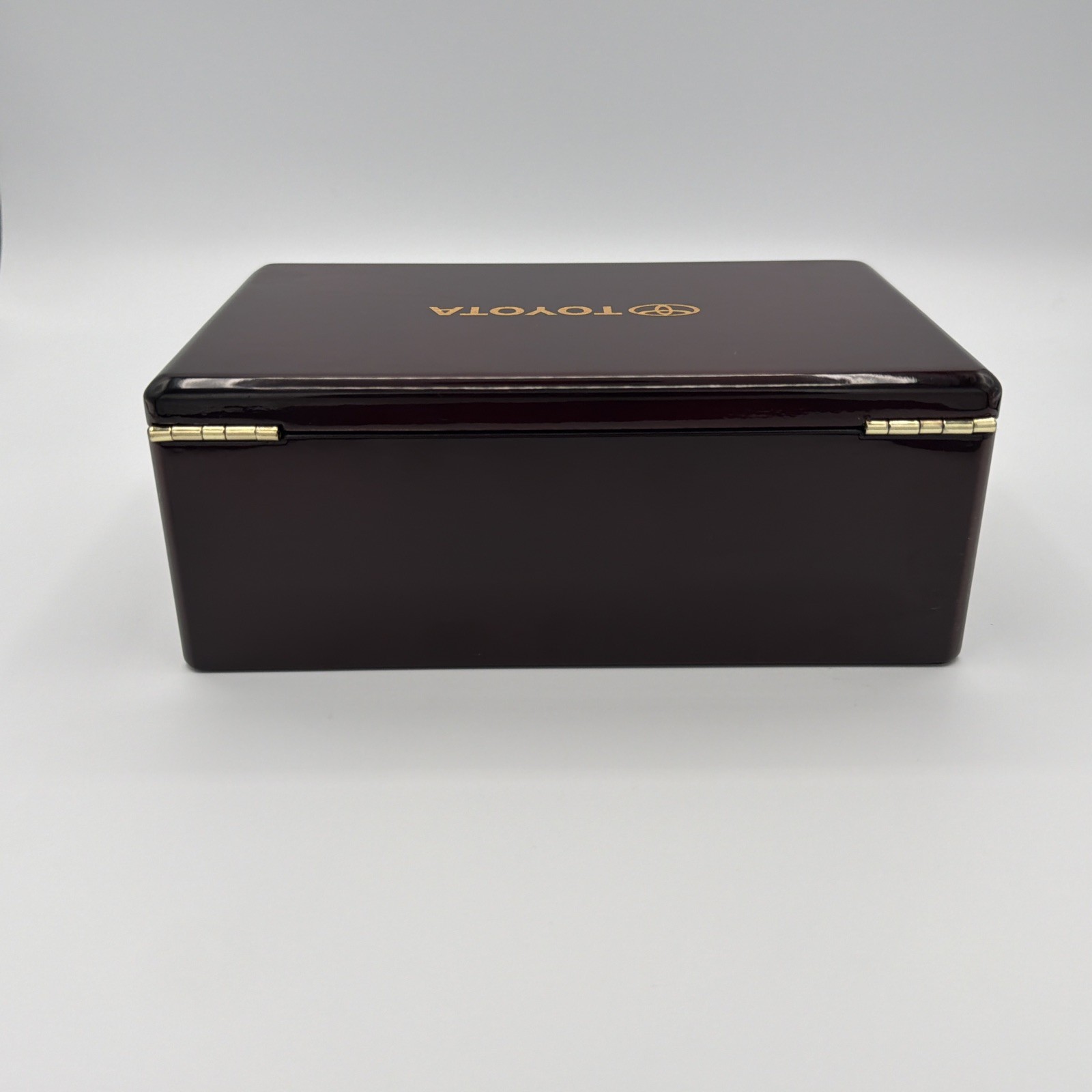 Toyota Rosewood Valet Desk Box Carbon Fiber Pen Sticky Notes Piano Finish